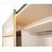 Gold Dulap 2500 Crem cu usi MDF Lucios + 1 Comoda